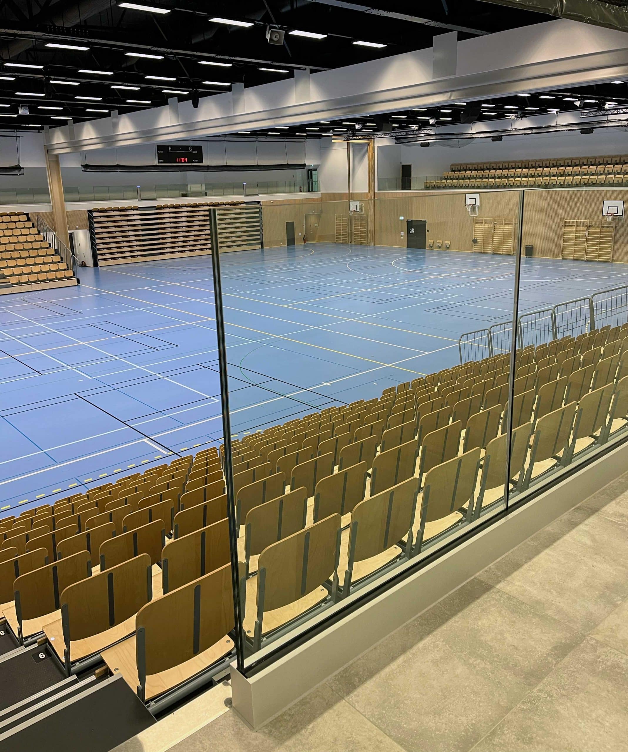Sports Arena – Frameless Glass Railing | Balustradedesign