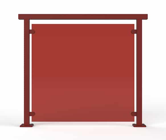 Coloured Glass Balustrade